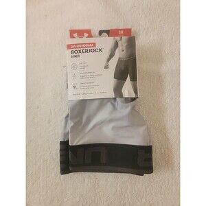 Under Armour UA Original BoxerJock Mens Size 3XL Gray with Black Waist 6” Inseam